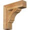 Ekena Millwork Olympic Block Rough Sawn Bracket, Western Red Cedar, 6"W x 24"D x 24"H BKT06X24X24OLY05RWR - alternate 1